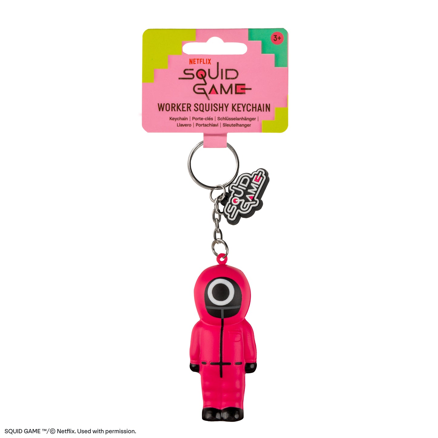 Squishy Soldier Circle Keychain
