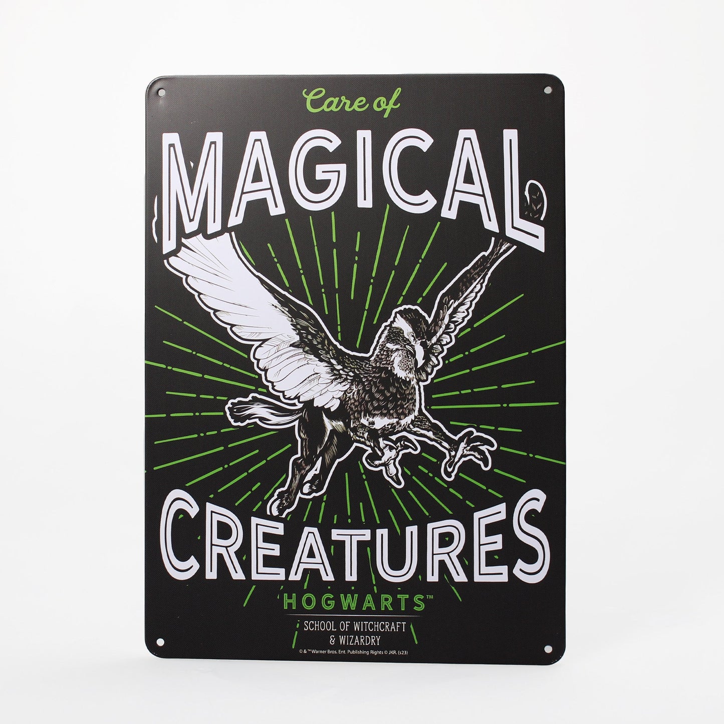 Plaque décorative en métal Harry Potter - A5 Magical Creatures