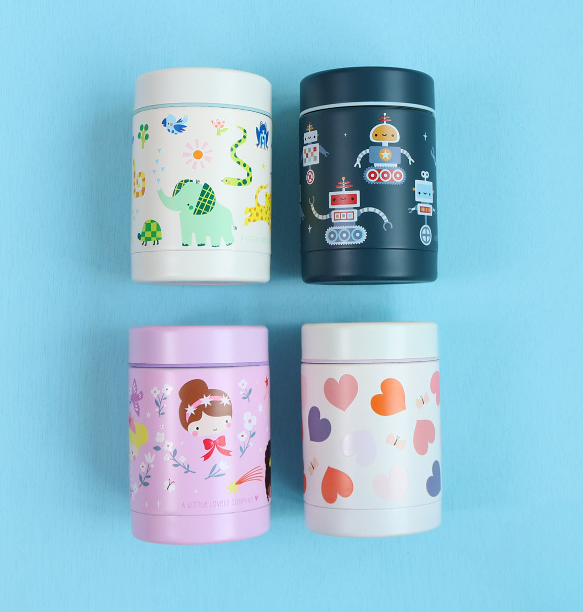 Pot alimentaire isotherme en inox - Robots – vue 8 – A Little Lovely Company