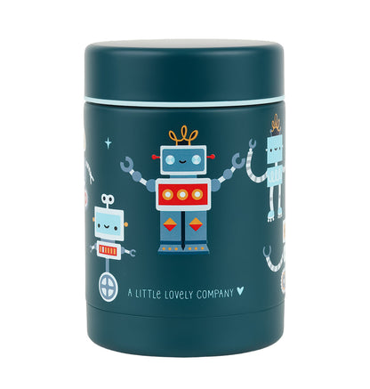 Pot alimentaire isotherme en inox - Robots – vue 4 – A Little Lovely Company