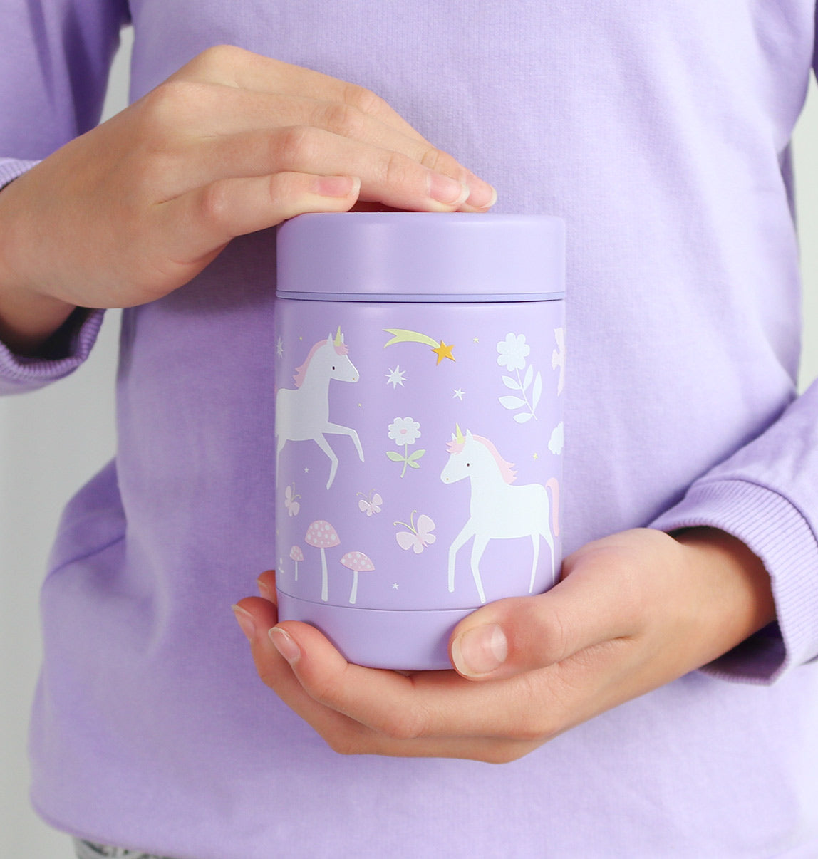 Pot alimentaire isotherme en inox - Unicorn Dreams