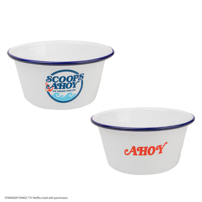 Ice cream bowl and Scoops Ahoy hat