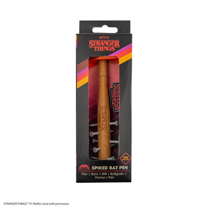 *Studded Baseball Bat Pen & Stranger Things Pin
