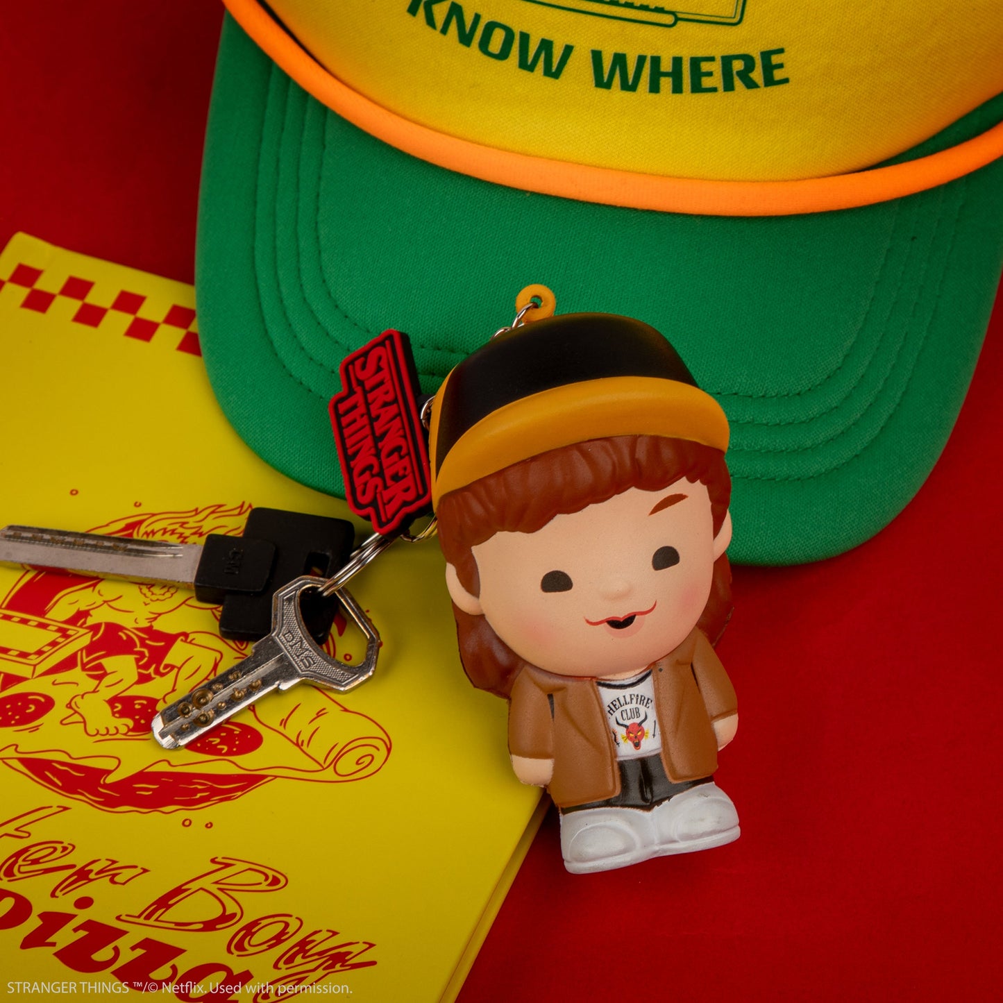 Squishy Dustin Keychain