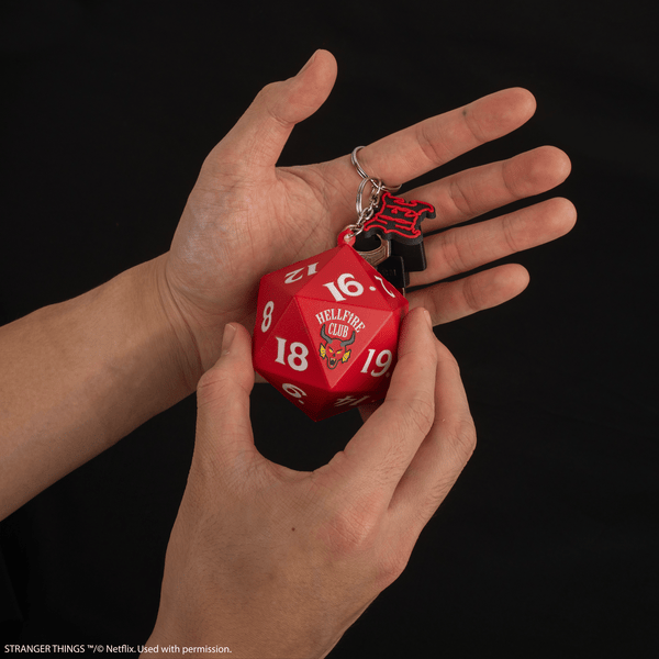 Squishy Hellfire Club Dice Keychain