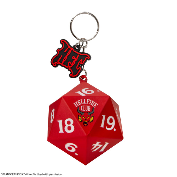 Squishy Hellfire Club Dice Keychain