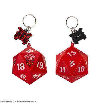 Squishy Hellfire Club Dice Keychain