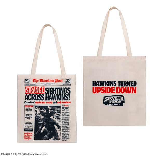 Hawkins Upside Down Tote Bag