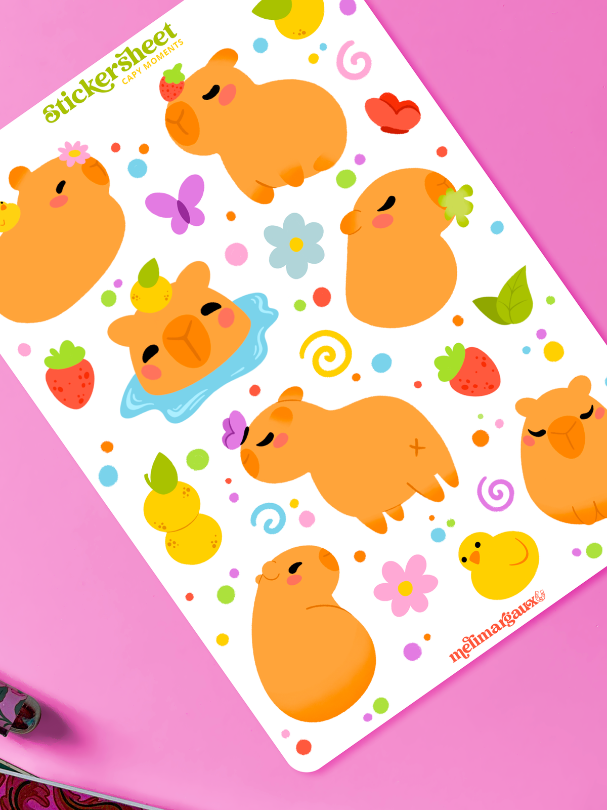 Capy moments | Stickervel