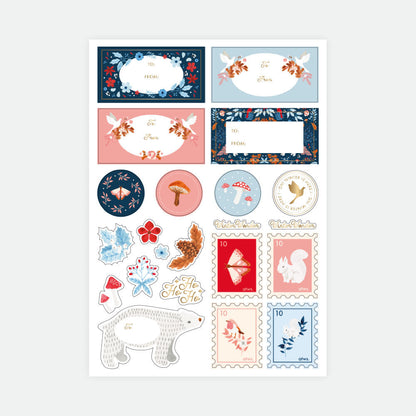 White Winter - Stickers Set of 3 sheets