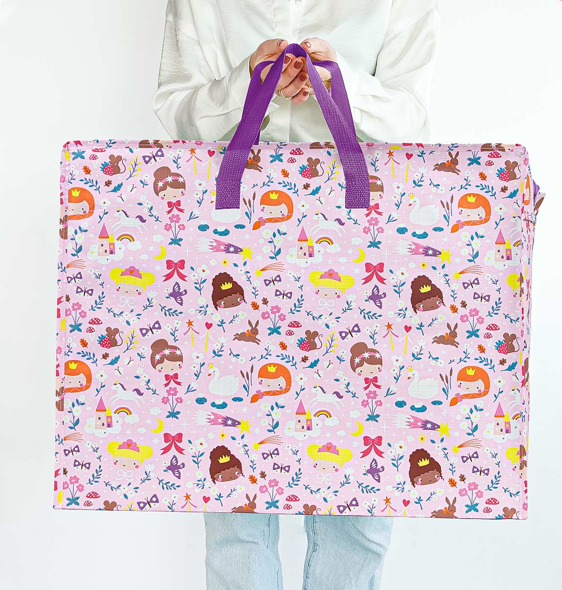 Grand sac de rangement XL - Princesses