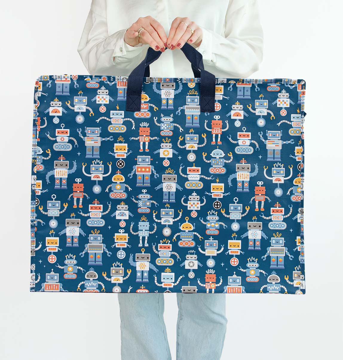 Grand sac de rangement XL - Robots