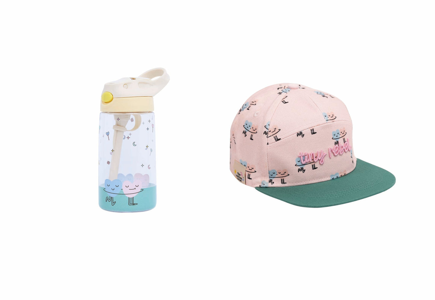 Cap & Trinkflasche Set DANCING HEARTS