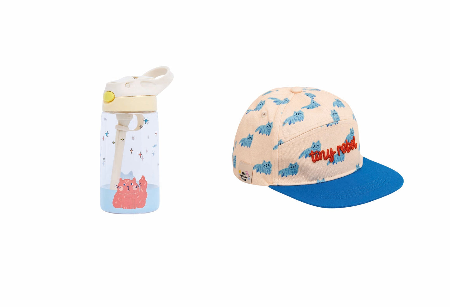 <tc>Cap &amp; Water Bottle Set MEOWTIFUL CATS</tc>