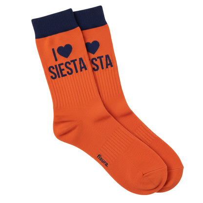Chaussettes Unisexes « I love siesta » – Fisura