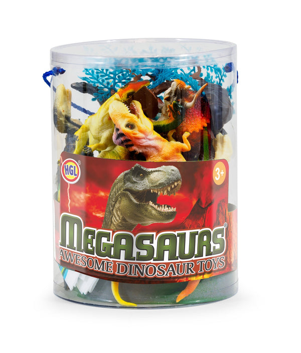 DINOSAUR BATH TOY SET (LARGE)