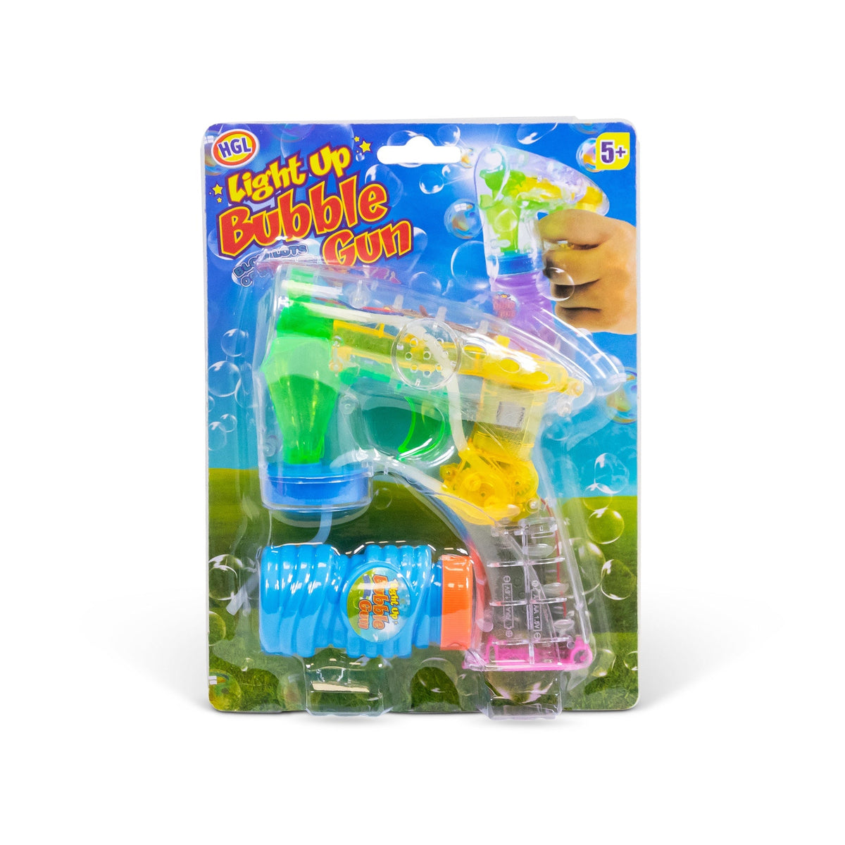 LIGHT-UP BUBBLE GUN (TOY)
