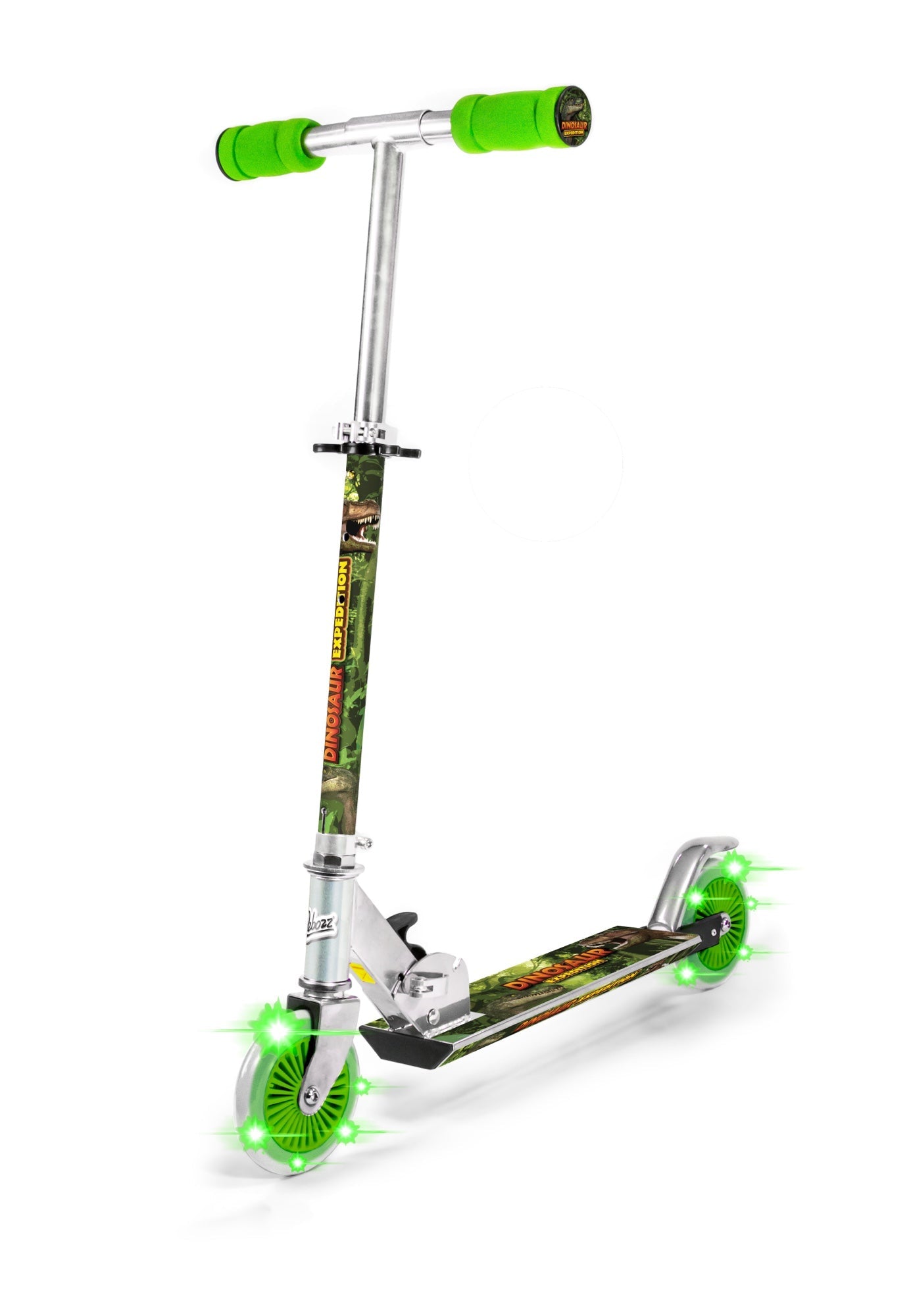 Dinosaur Expedition Scooter with Light-Up Wheels