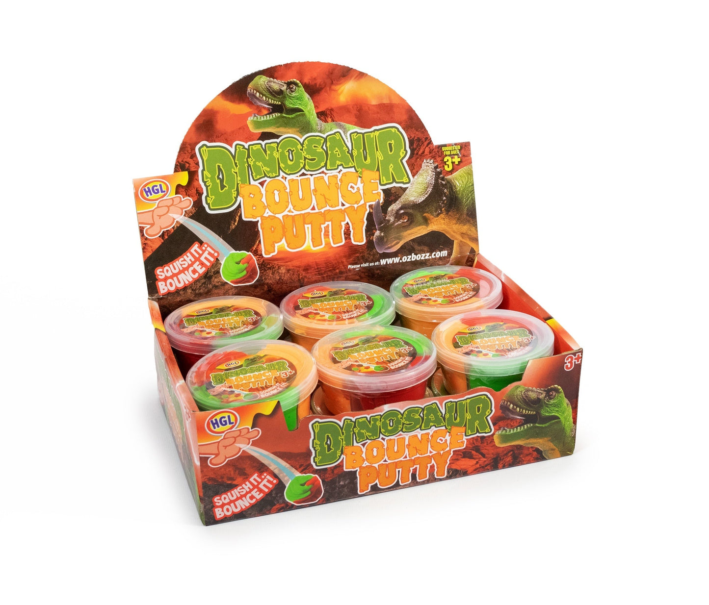 BOUNCY PUTTY FOR DINOSAURS