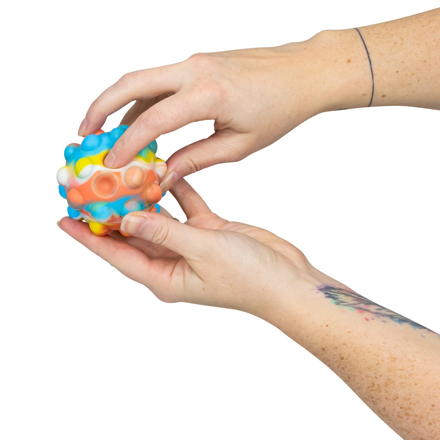 Push Popper stress ball