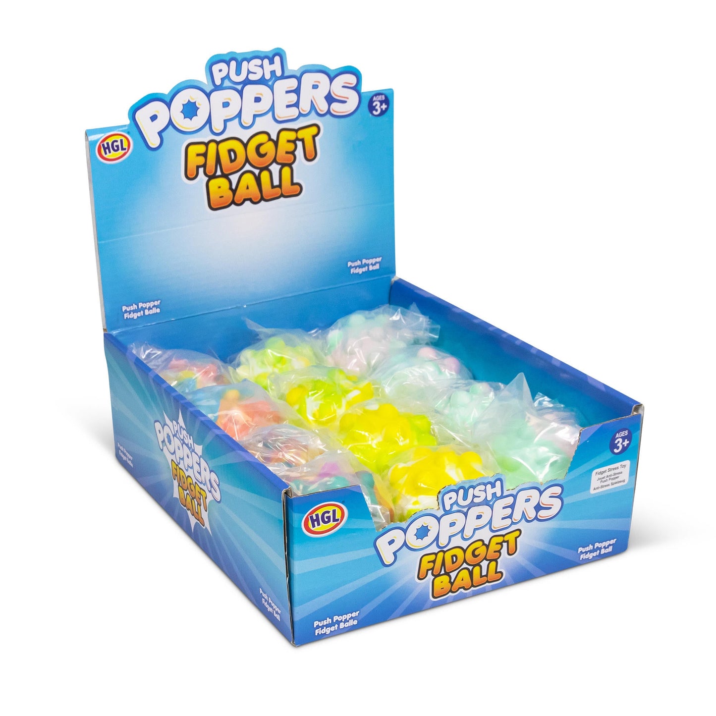 Push Popper stress ball