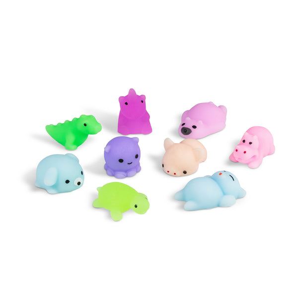 SQUISHY CUTE ANIMALS IN BATHTUB