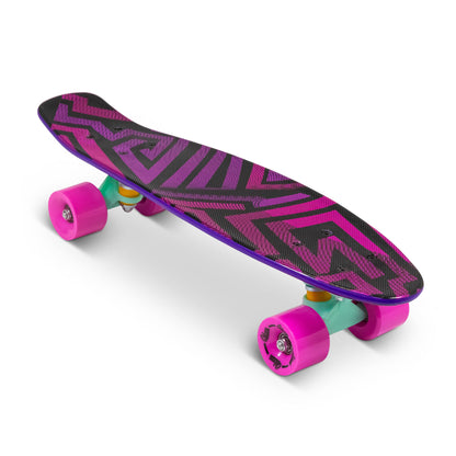 SKATEBOARD EN PLASTIQUE 22 POUCES GRAPHIQUE MIROIR