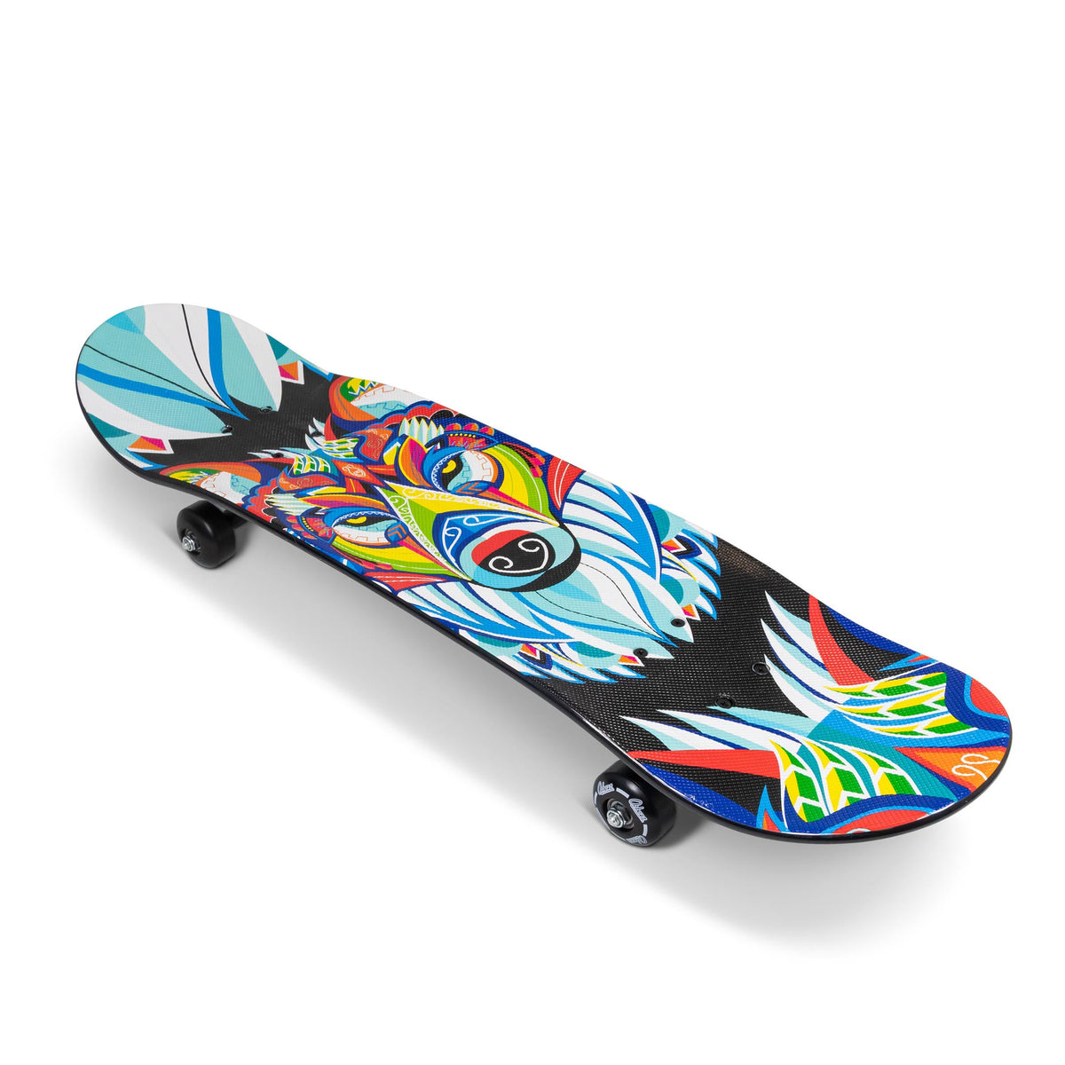 31-INCH PLASTIC SKATEBOARD WITH MIRROR GRAPHIC