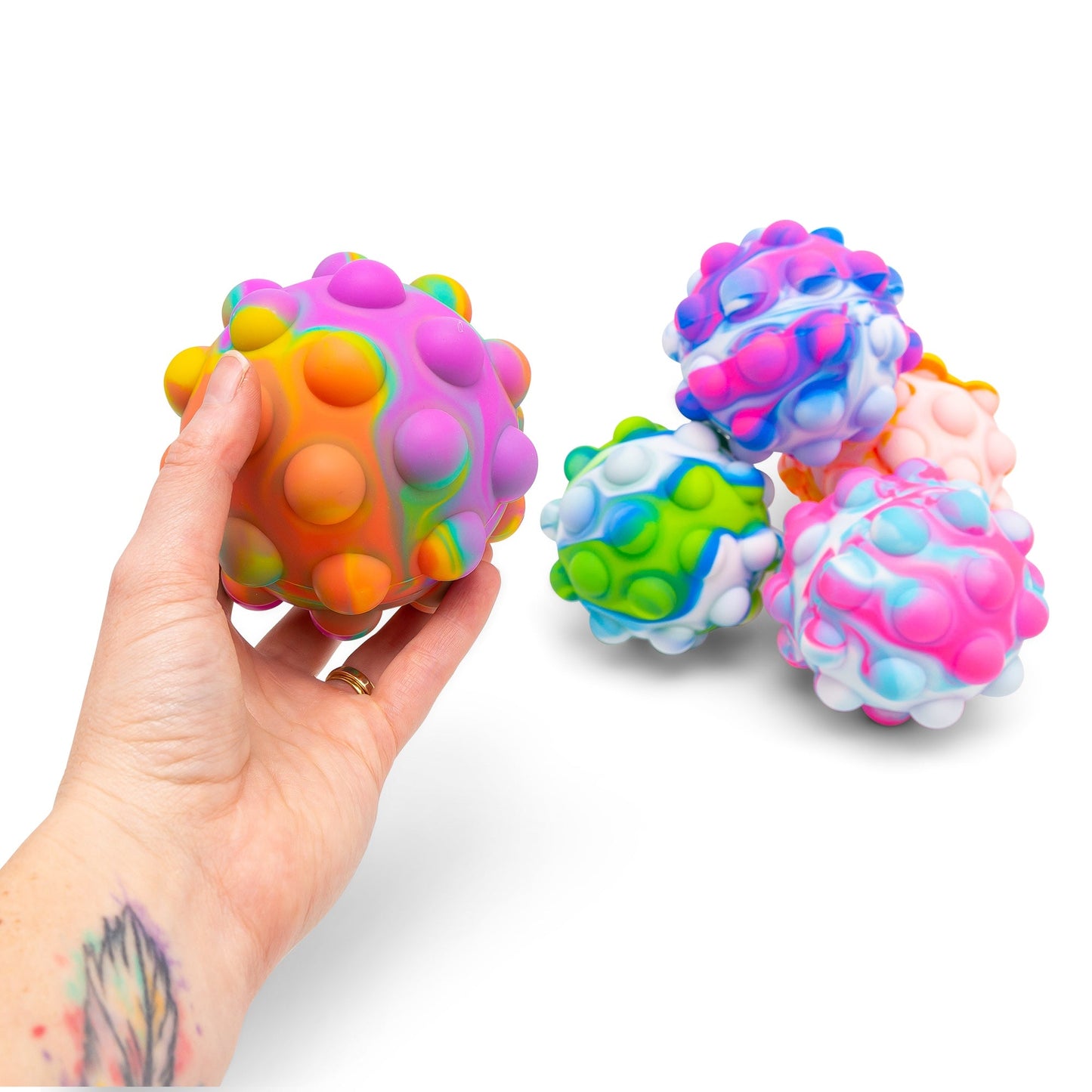 Balle anti-stress Mega Push Poppers