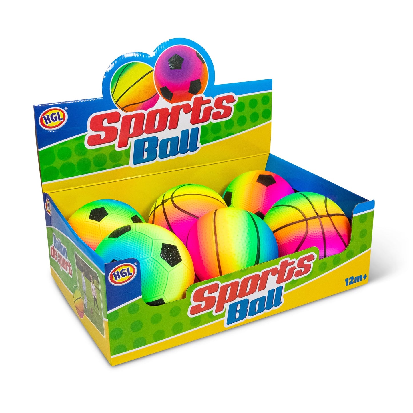 BALLON ARC-EN-CIEL GONFLÉ