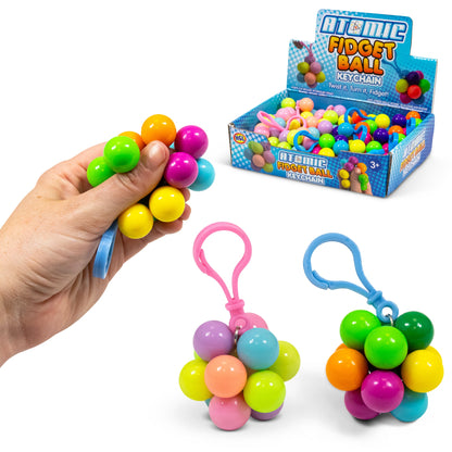 ATOMIC FIDGET BALL KEYCHAIN