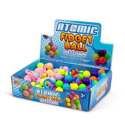 ATOMIC FIDGET BALL KEYCHAIN
