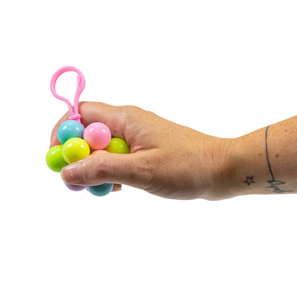 ATOMIC FIDGET BALL KEYCHAIN