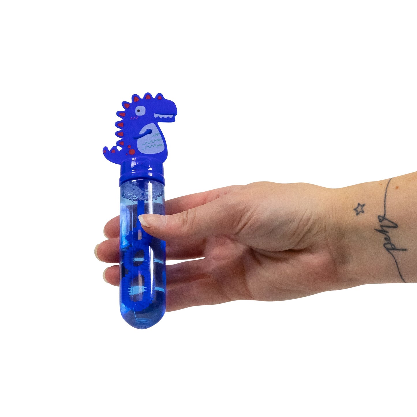 Lot de 3 mini-bagues à bulles dinosaures