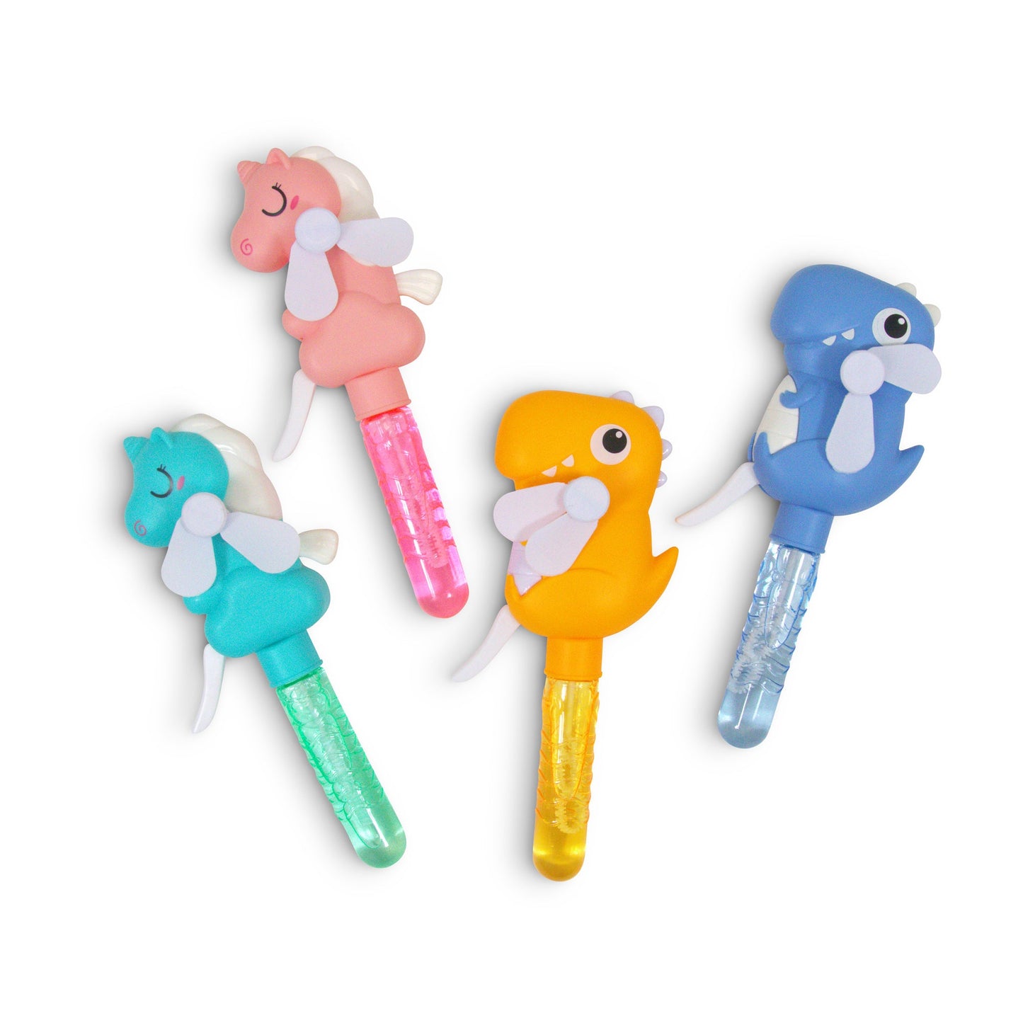 DINOSAUR AND UNICORN BUBBLE FAN