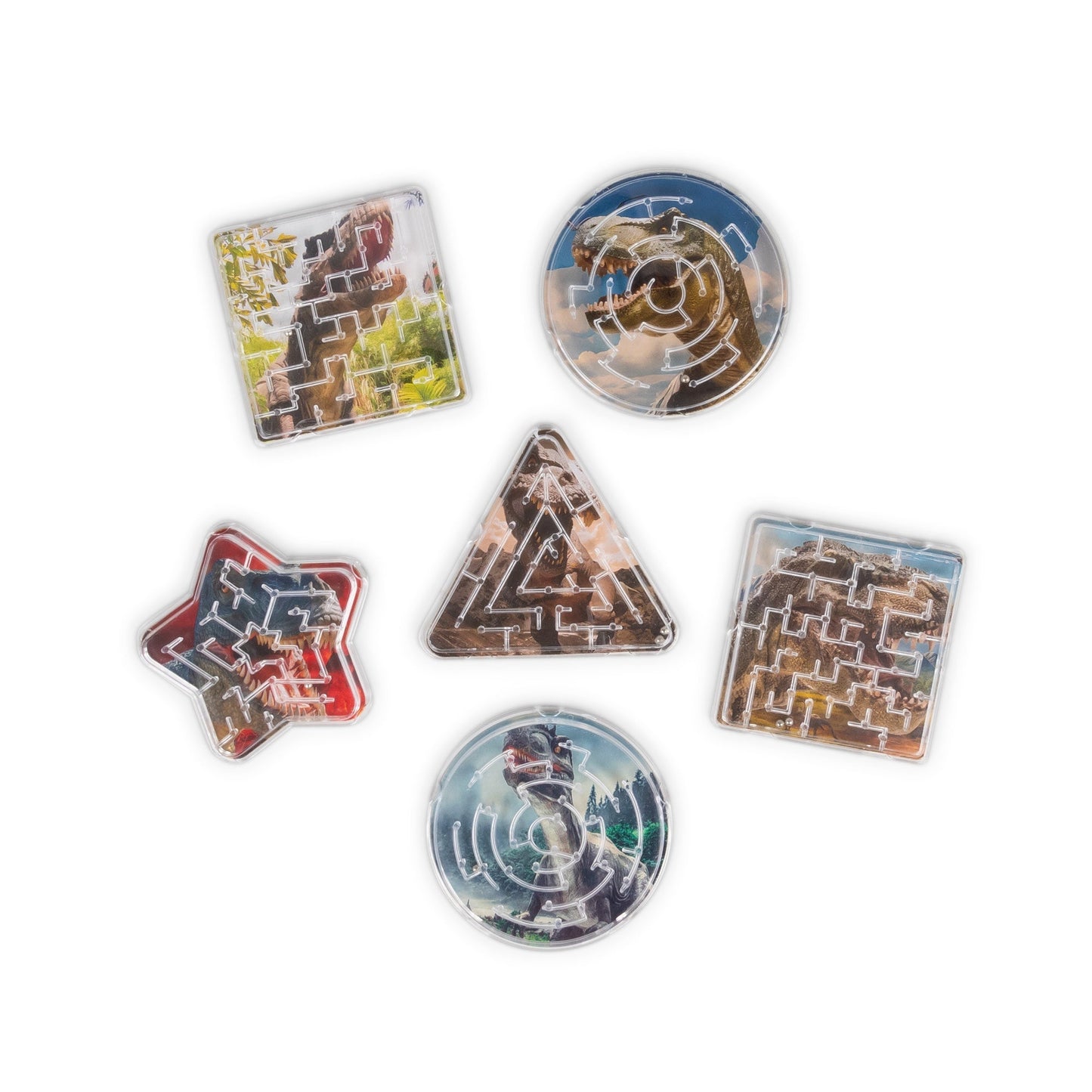 6 MINI DINOSAUR MAZES