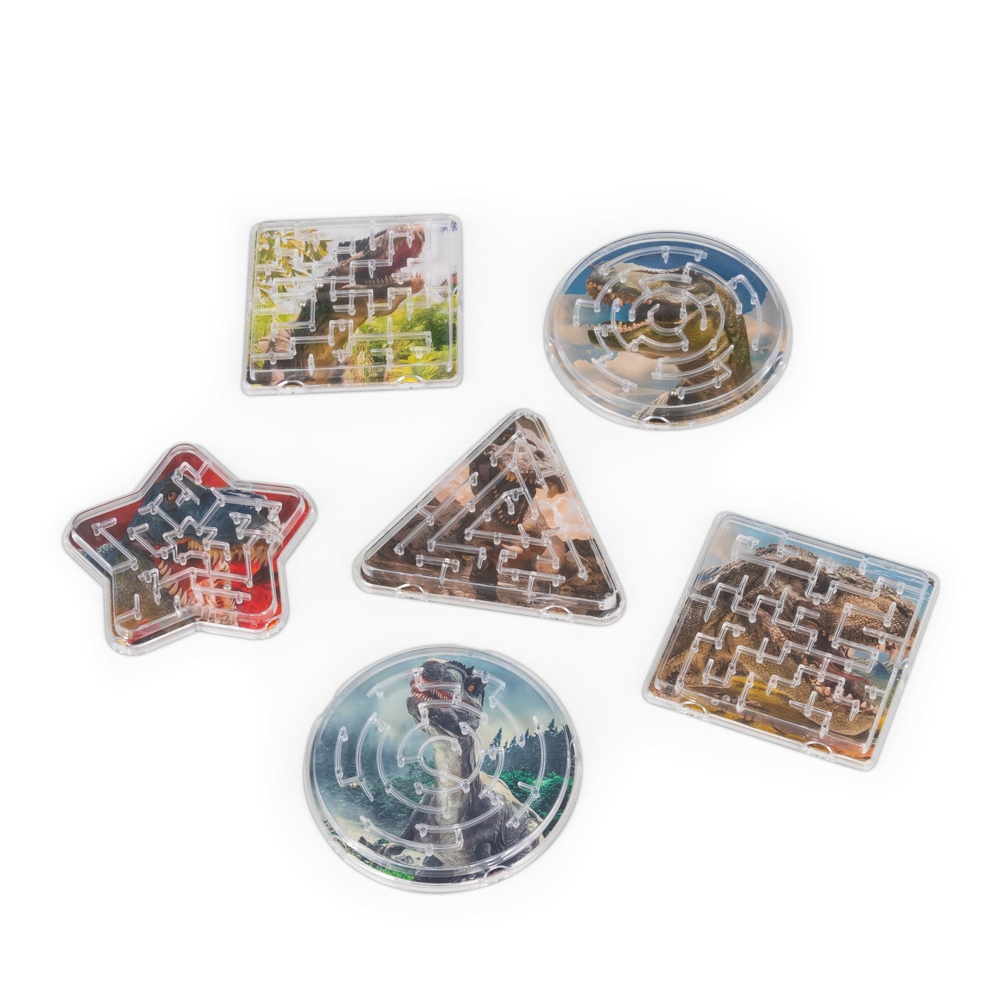 6 MINI DINOSAUR MAZES
