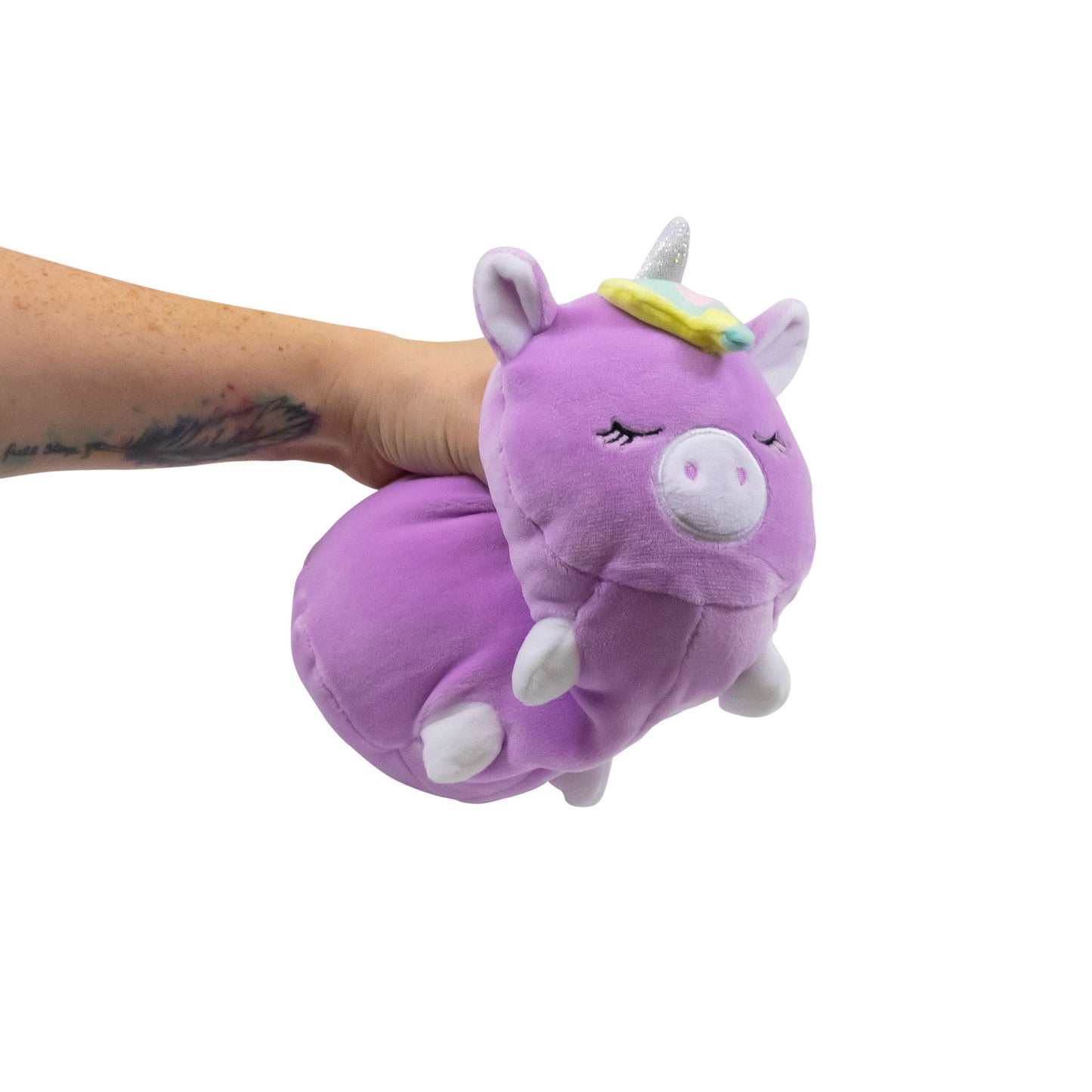SOFT AND CUDDLY DINOSAUR AND UNICORN