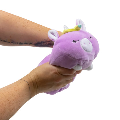 SOFT AND CUDDLY DINOSAUR AND UNICORN