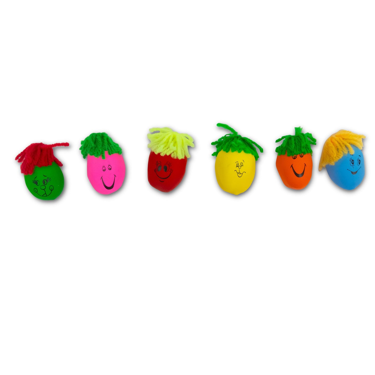 Lot de 6 mini-visages d'humeur changeante