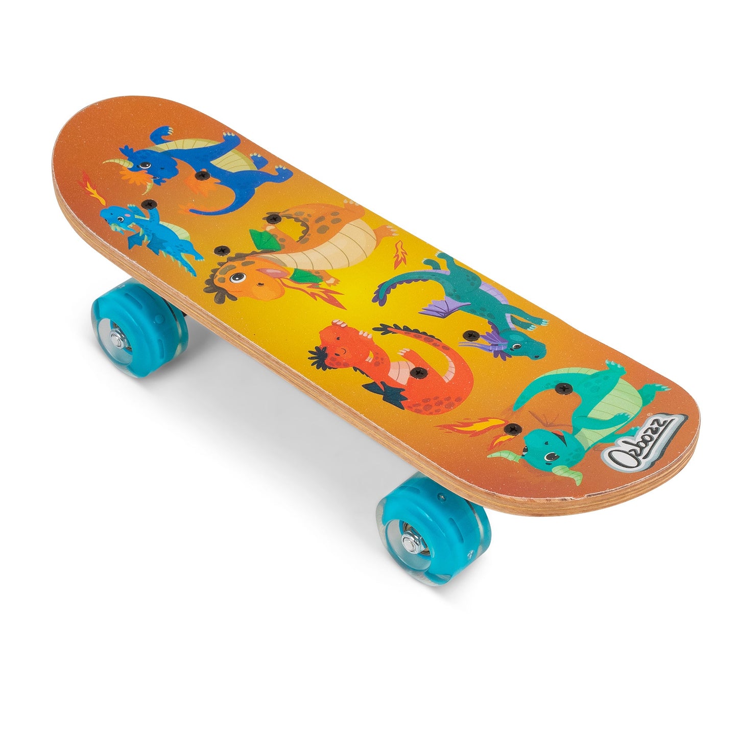SKATEBOARD DRAGONS AVEC ROUES CLIGNOTANTES 17 POUCES