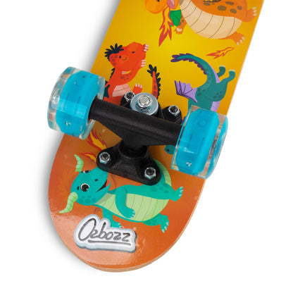 SKATEBOARD DRAGONS AVEC ROUES CLIGNOTANTES 17 POUCES