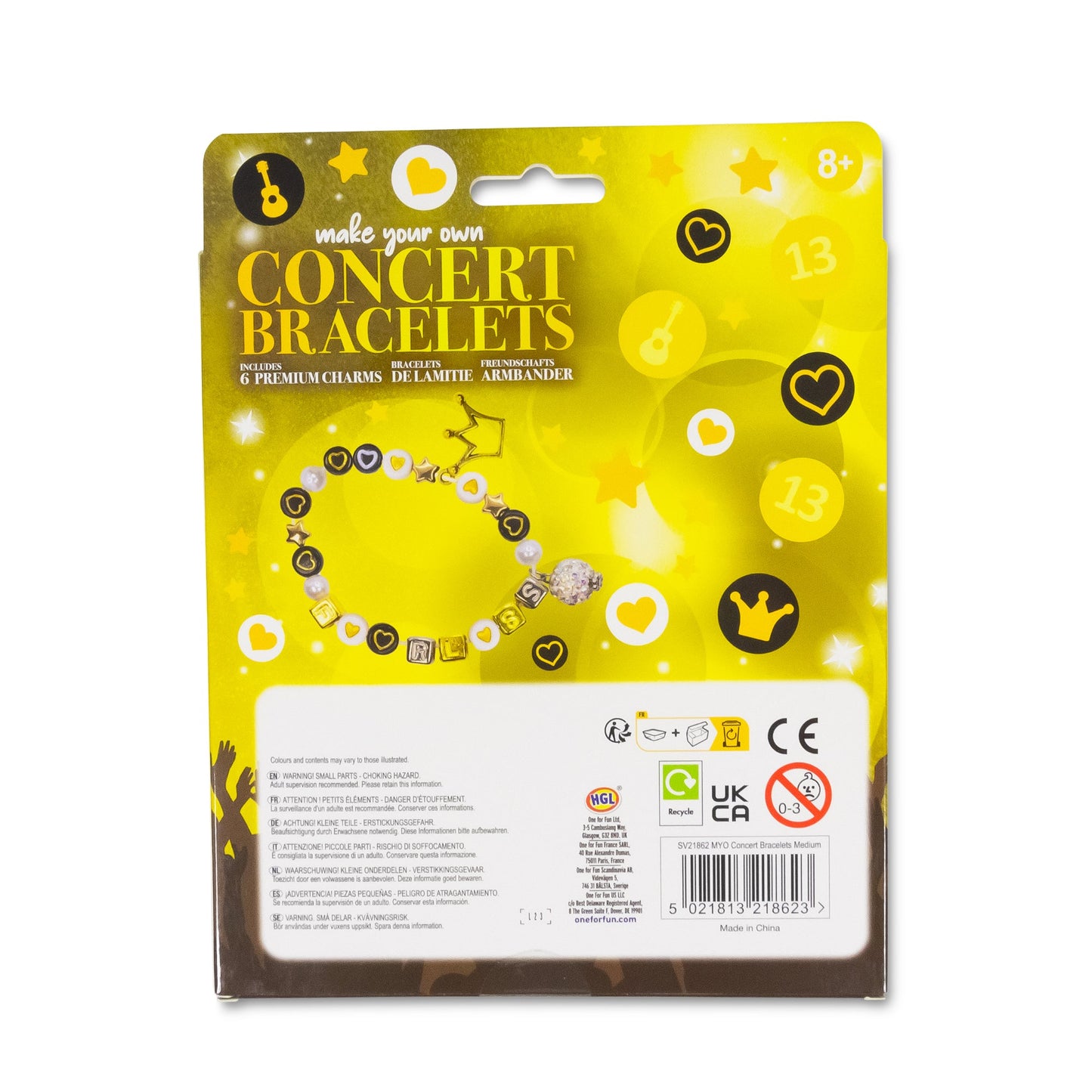 CONCERT BRACELETS - MEDIUM ASSORTMENT IN CDU
