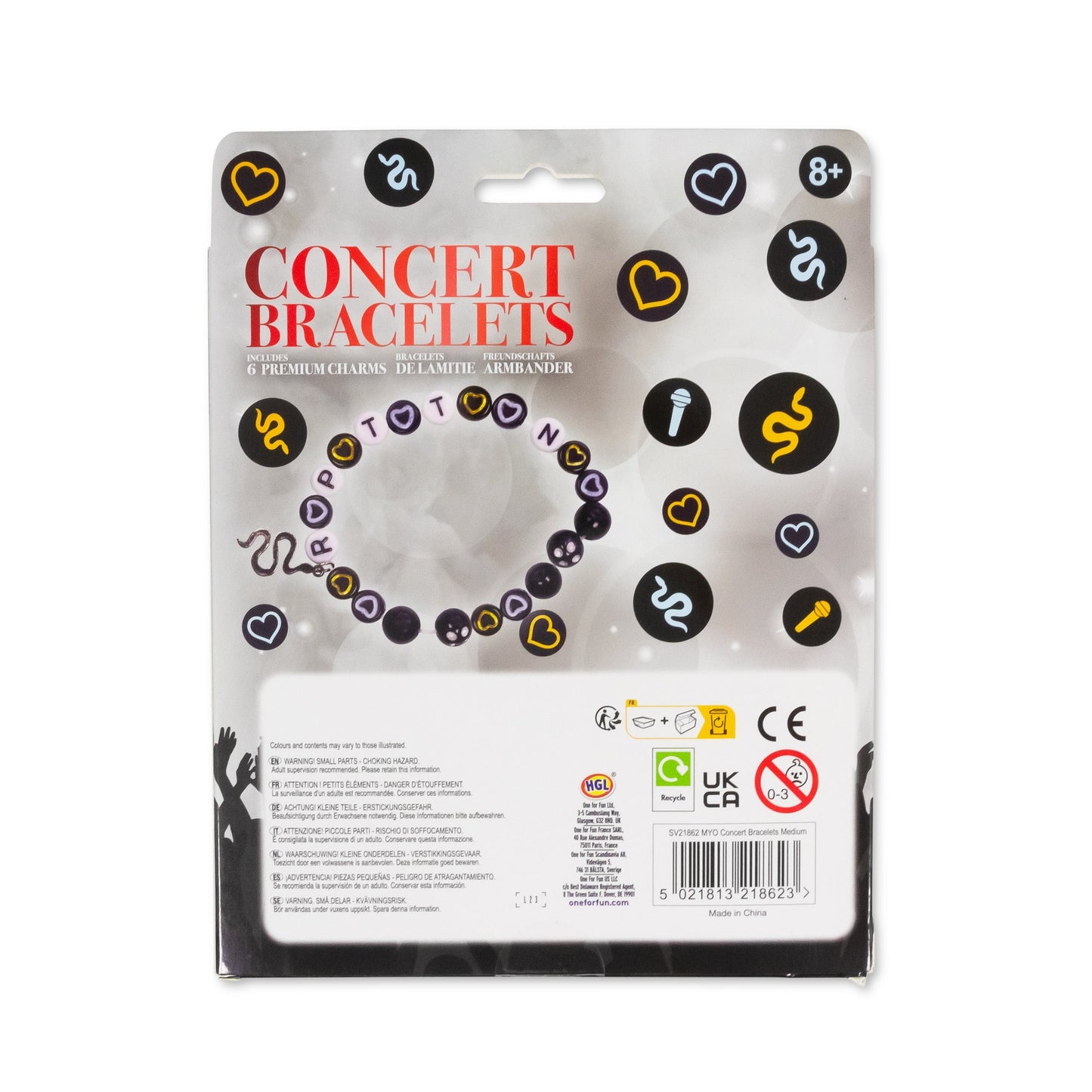 CONCERT BRACELETS - MEDIUM ASSORTMENT IN CDU