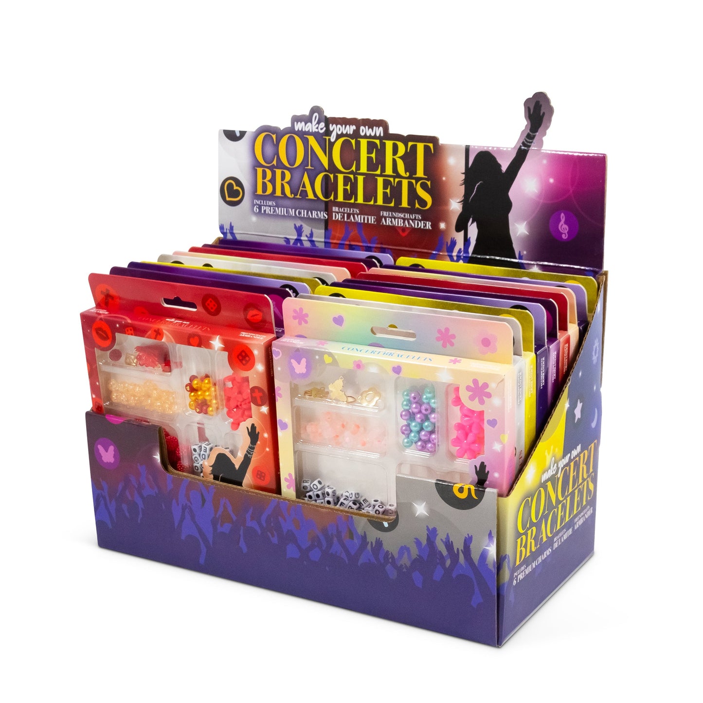CONCERT BRACELETS - MEDIUM ASSORTMENT IN CDU
