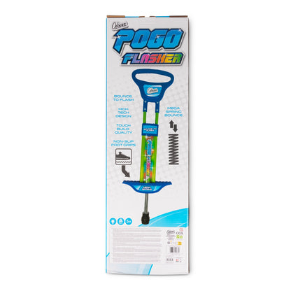 BLUE LIGHT-UP POGO STICK 89CM