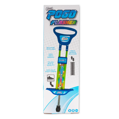 BLUE LIGHT-UP POGO STICK 89CM