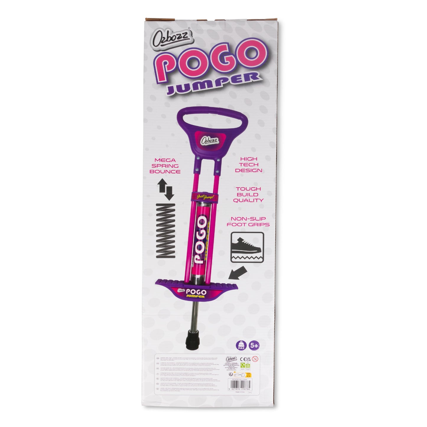 BÂTON POGO ROSE VIOLET 89CM
