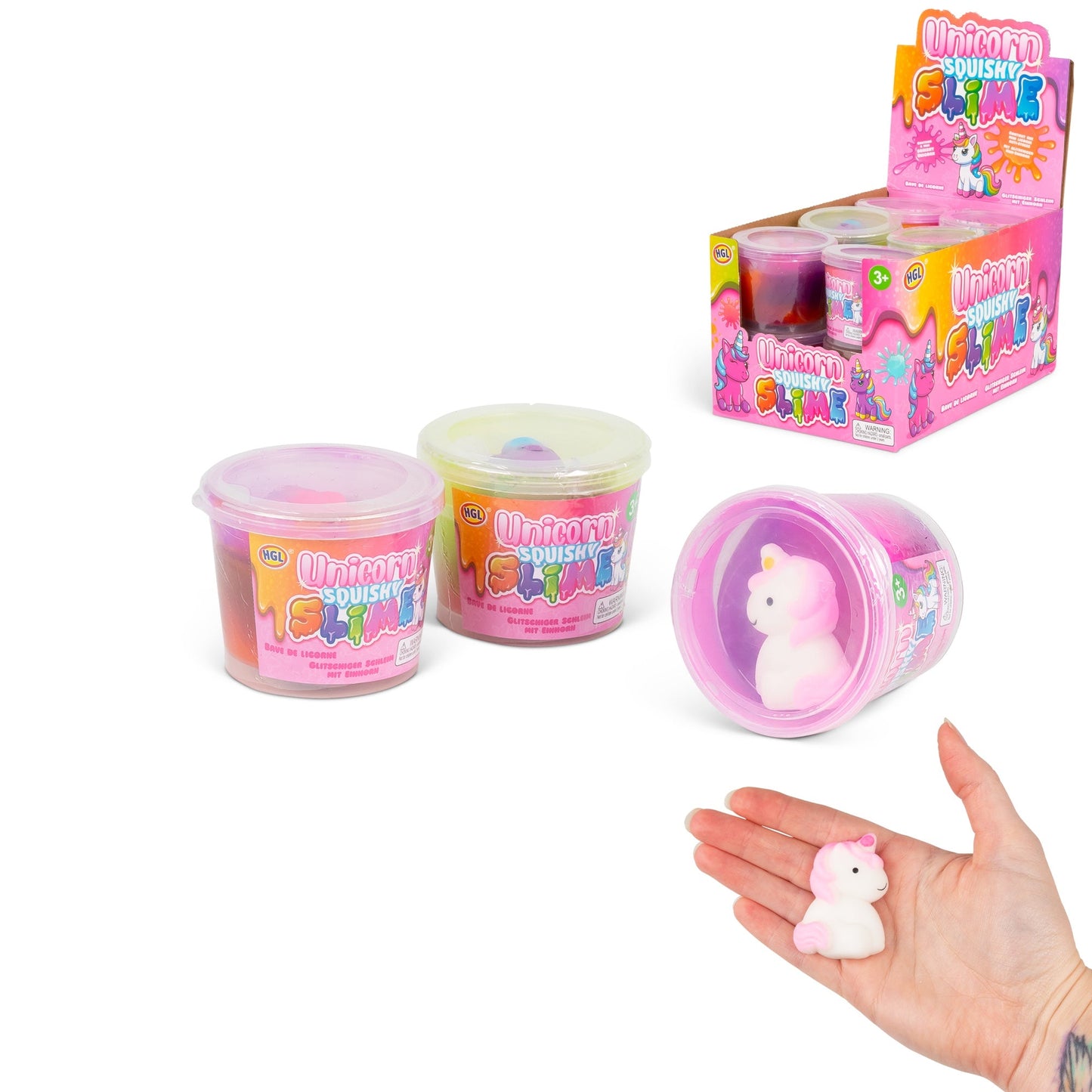 Squishy unicorn slime