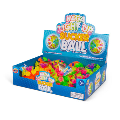 MÉGA BALLE LUMINEUSE À VENTOUSE